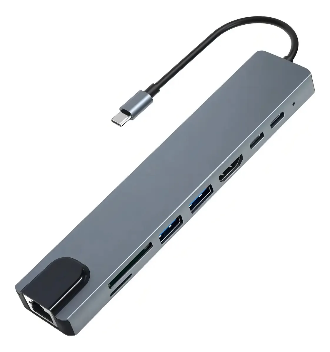 Hub Hdmi Usb 3.0 de alumínio tipo C