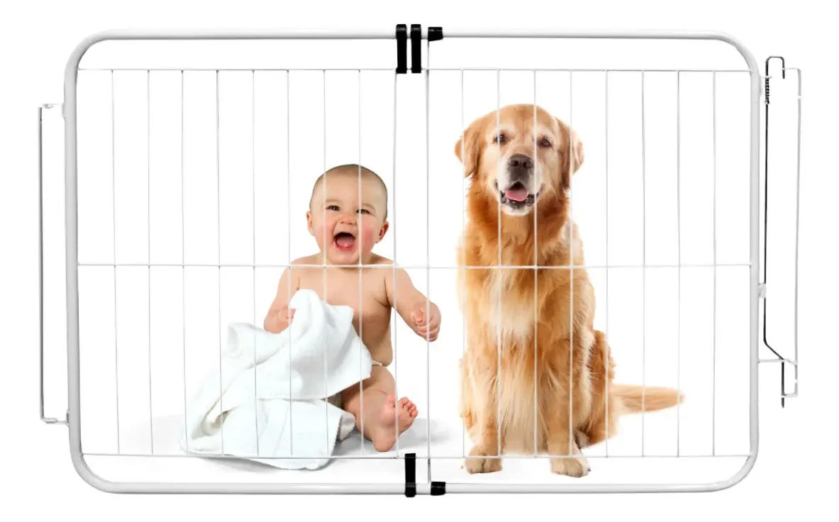Portão Grade Pet Proteção Extensivo 74 A 115cm Criança