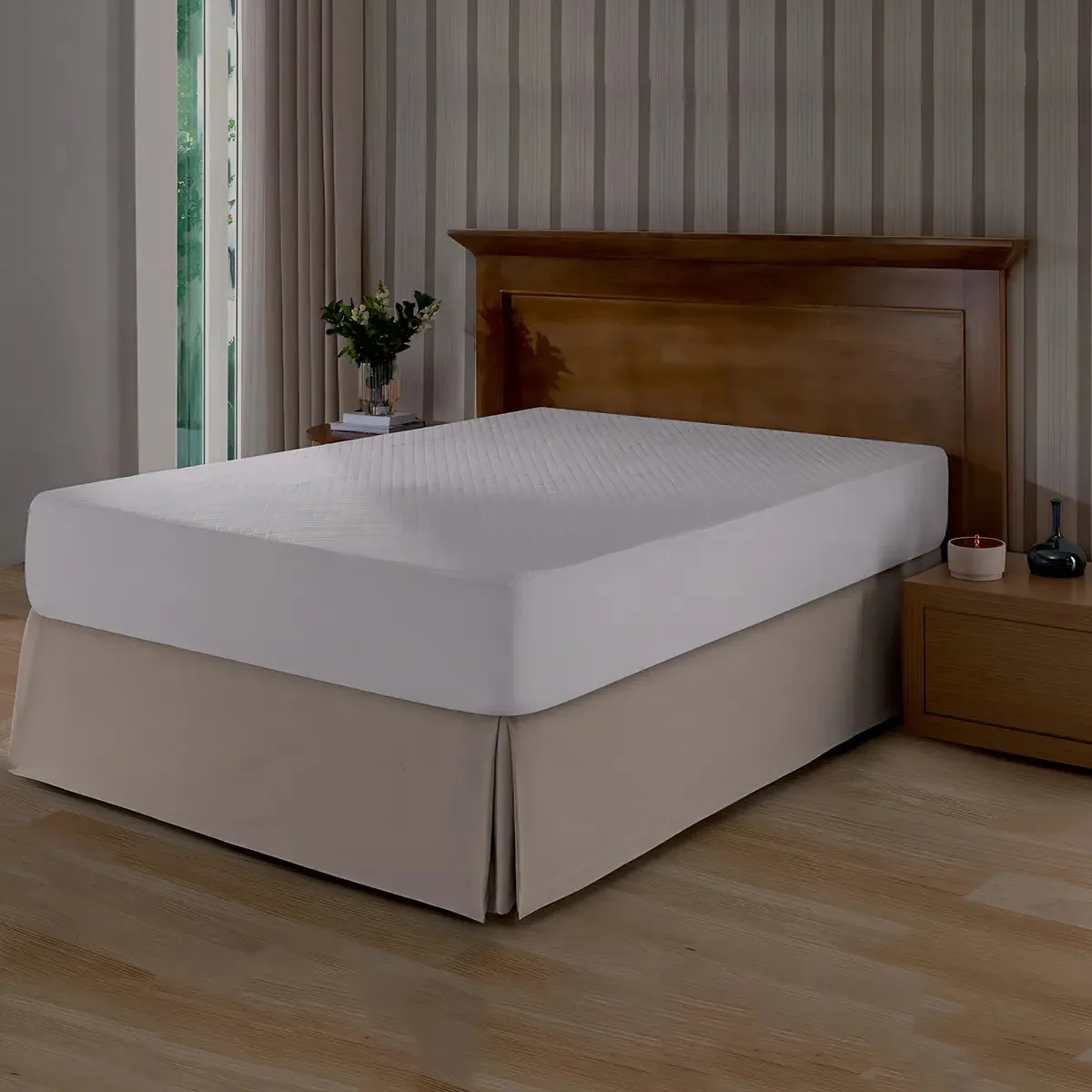 Saia Box Caiobá Casal Sb0401 Akasa Cor Taupe