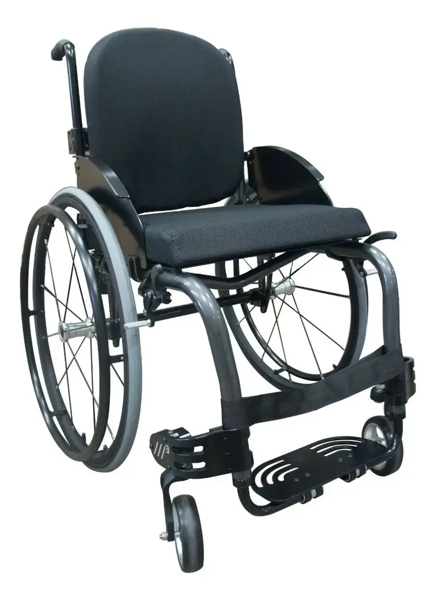 Cadeira De Rodas Monobloco M3 Premium Grafite 44cm