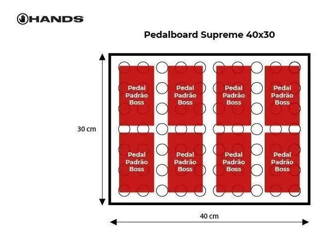 Pedalboard Lite - 4030 Hands Custom