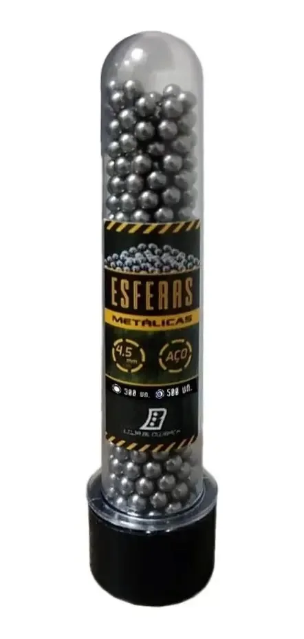 Esferas De Aço Bbs 4,5mm Com 500 Un Bb Para Airgun Loja Blowback K1