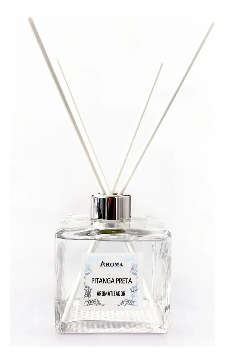 Aromatizador De Ambiente Pitanga Preta 350ml Varetas Algodão