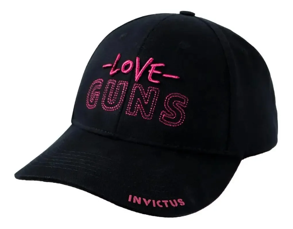 Boné Invictus Love Guns Tático Tiro Esportivo Sarja Loadout Cor Preto Tamanho Tam. Único