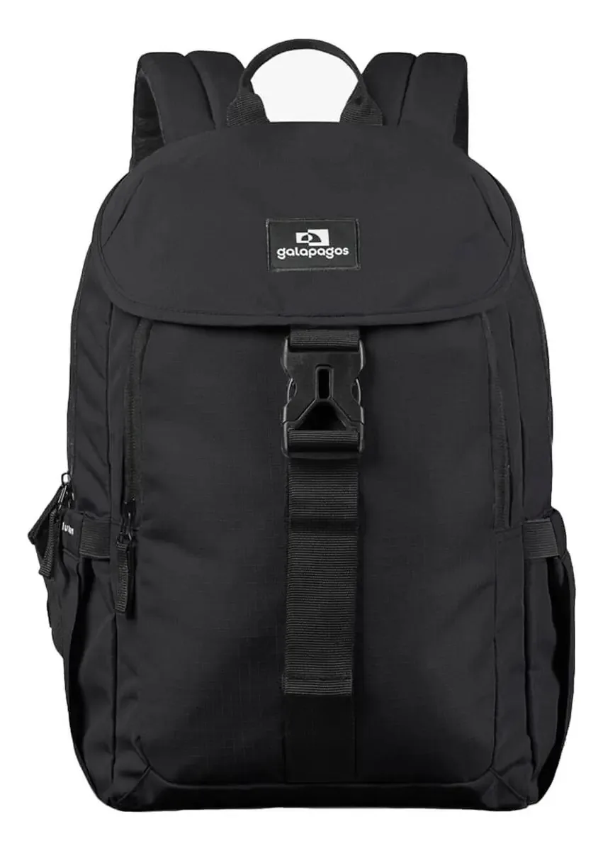 Mochila Gaivota 15 Litros Galapagos Trilha Passeio Cor Preto Desenho Do Tecido Liso