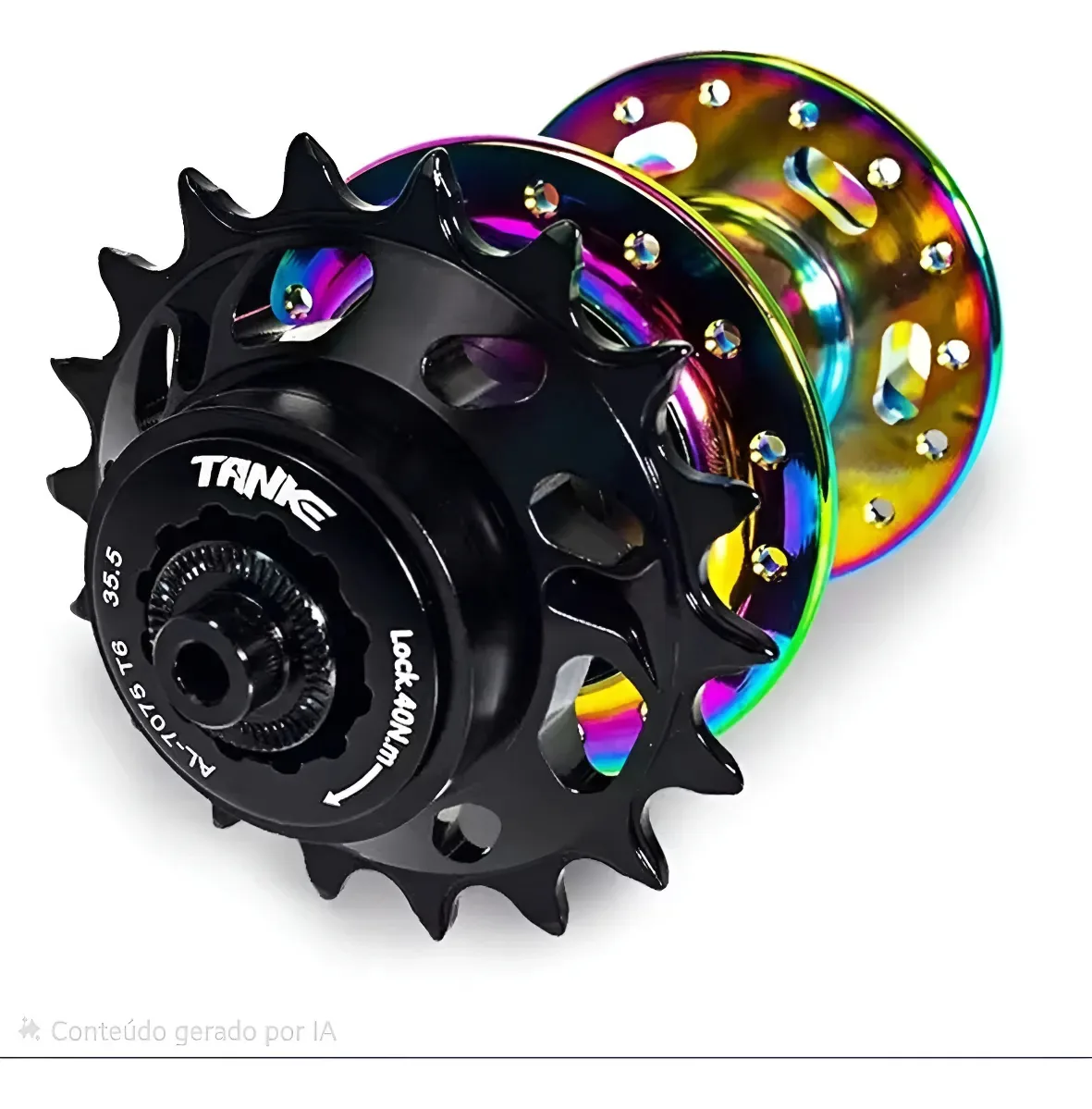 Catraca Tanke Kit Single 18D Alumínio 18 Dentes MTB Preto