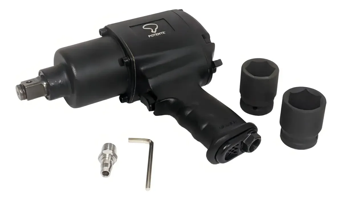 Chave de Impacto Potente 3/4" de 1200 Nm com 2 Soquetes e Maleta
