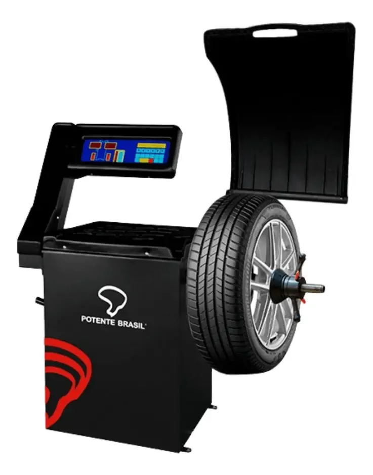 Maquina De Balancear Rodas Acionamento Motorizado