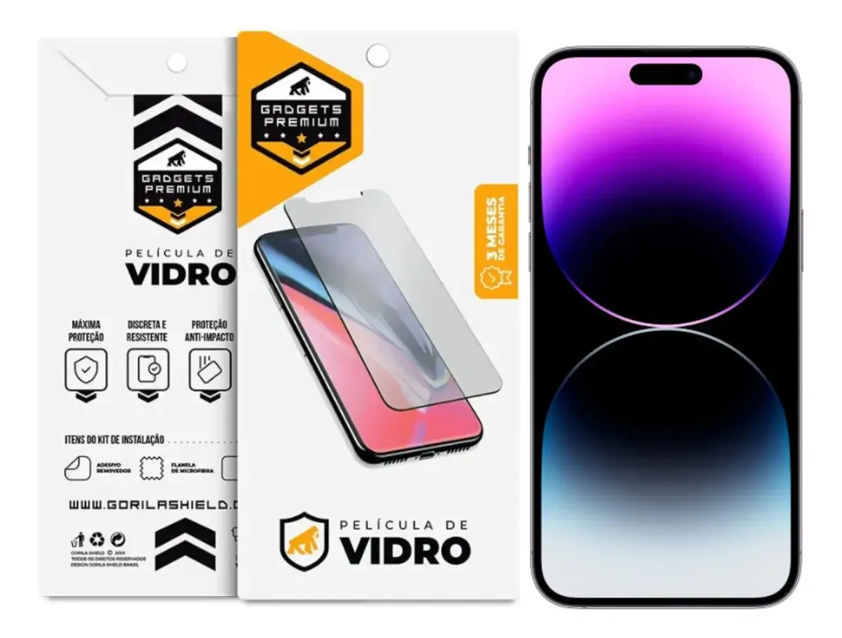 Película De Vidro Dupla Para iPhone - Gshield