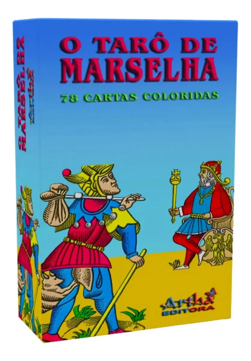 Baralho Tarô De Marselha 78 Cartas Plastificados