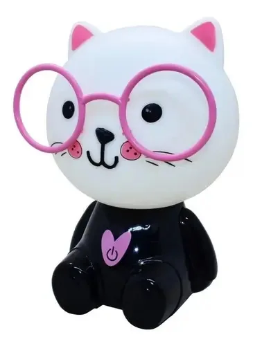 Luminária Abajur Gatinha Meow Zona Criativa