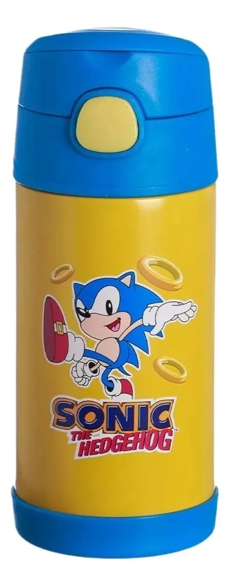 Garrafa Click C/canudo 300ml Sonic Speed Ref10072059