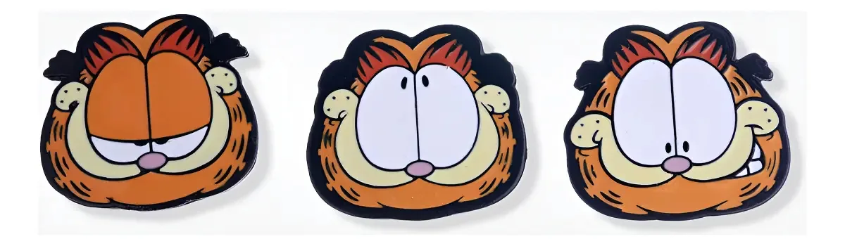 Kit de Pins Garfield Personalizados Zamak para Mochila e Roupas