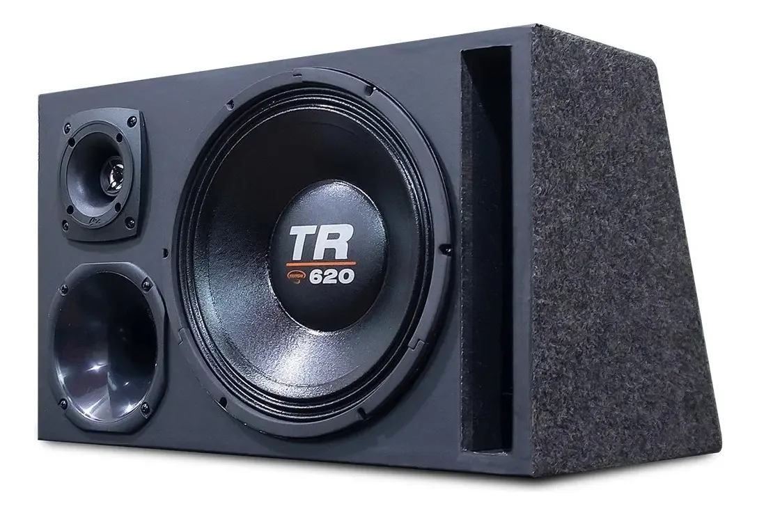 Caixa Trio Falante 12 Woofer Triton Tr620 Corneta Tweeter