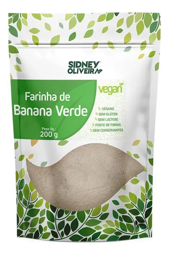 Farinha De Banana Verde 200g Sidney Oliveira