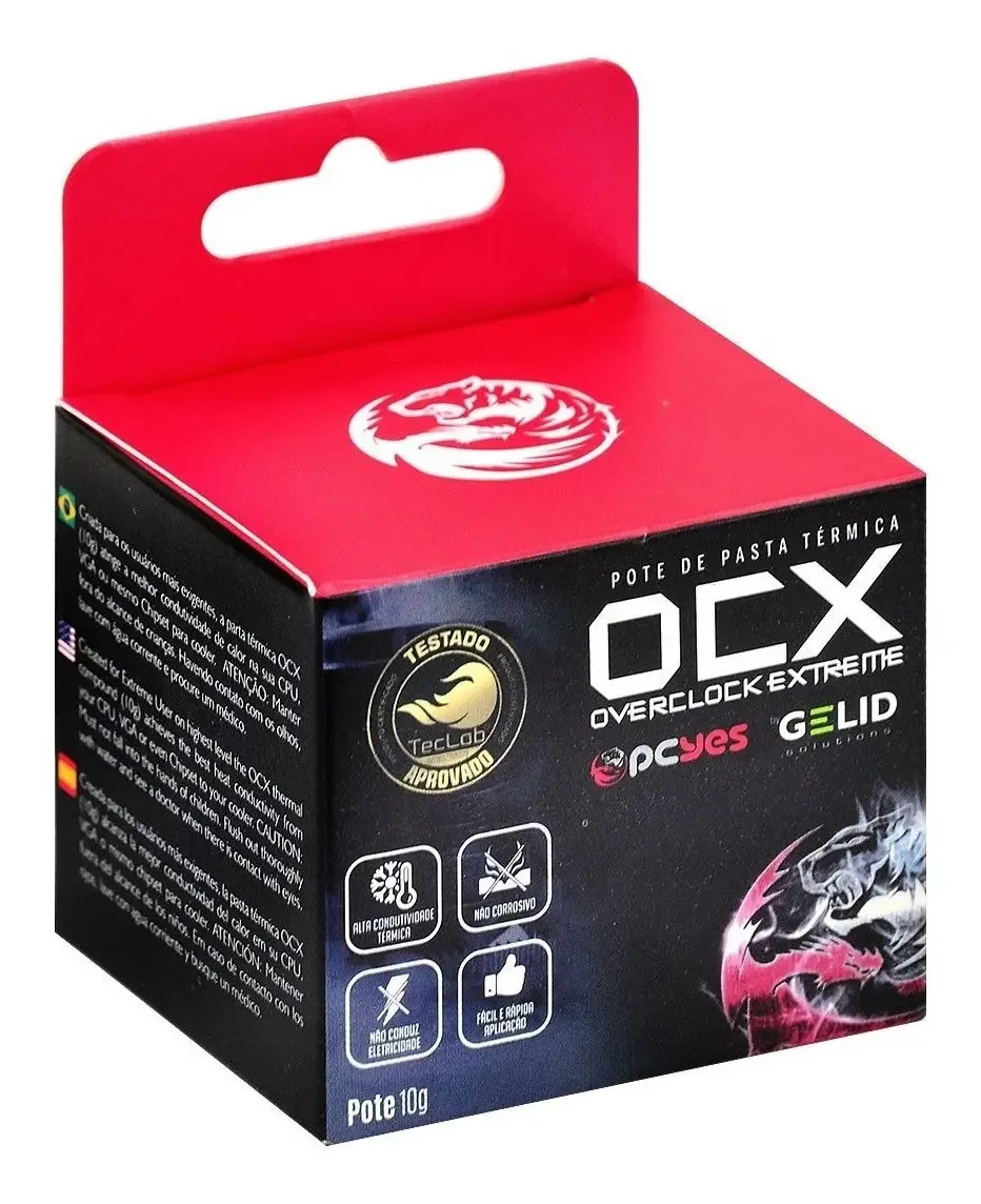 Pasta Termica Ocx 10 Gramas By Gelid - Ocx10gld