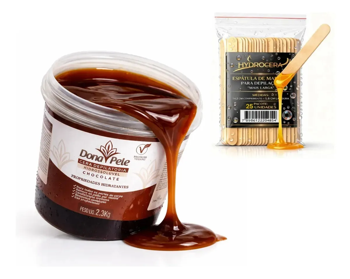 Cera Depilatória Hidrossolúvel Cera Dona Pele 2,3 Kg