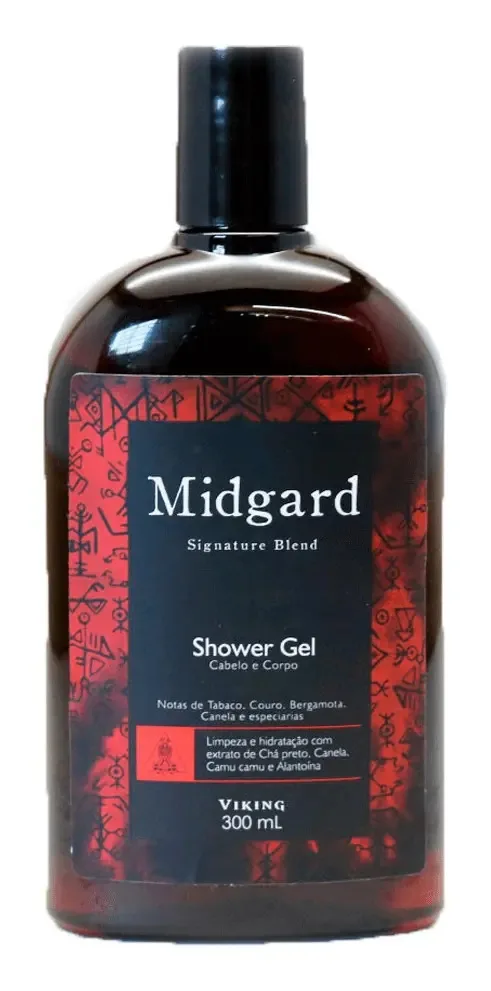 Gel De Banho Asgard Shower Gel Cabelo E Corpo Viking 300ml