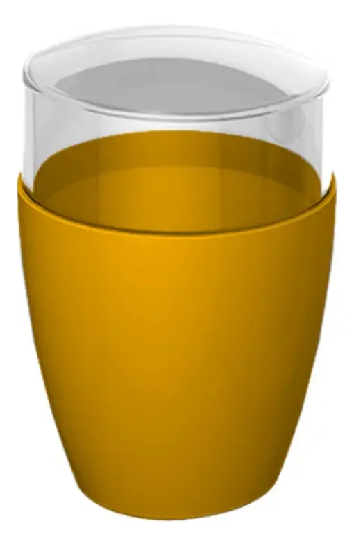 Porta Algodão - Cotonete Essence Amarelo Durín