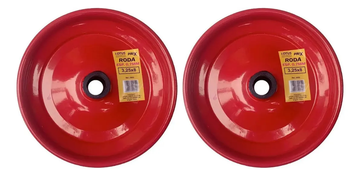2 Rodas Para Carrinho De Mão Lotus