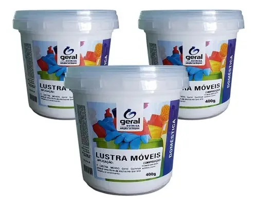 3 Lustra Moveis Superfícies 400g Cheiro E Qualidade Incrível