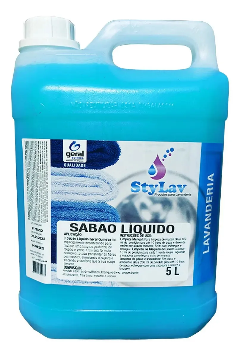 Sabão Liquido Para Lavar Roupas, Tapetes E Pisos