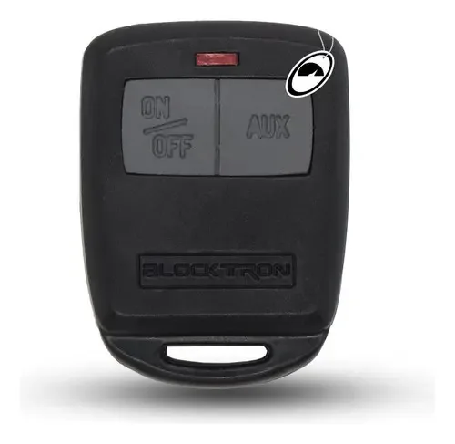 Controle Alarme Blocktron 2 Botões Preto