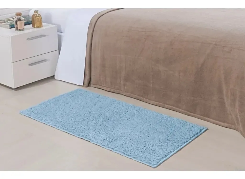 Tapete Passadeira 50 x 1,00 Classic Azul Bebe