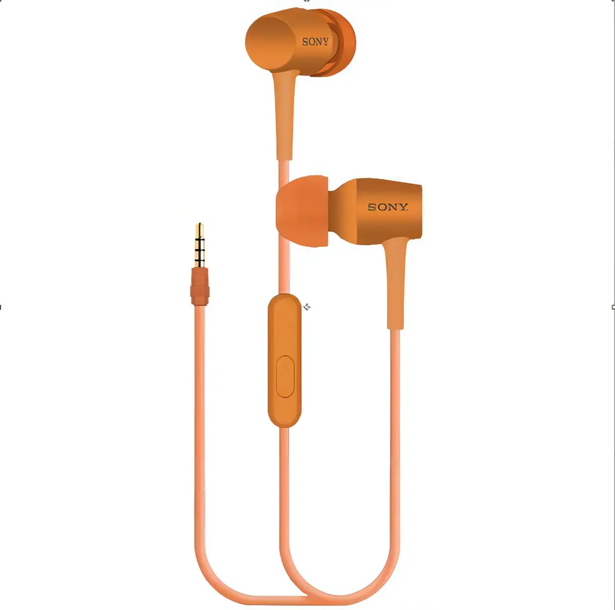 Fone Ouvido Earphone Stéreo Intra-auricular Laranja