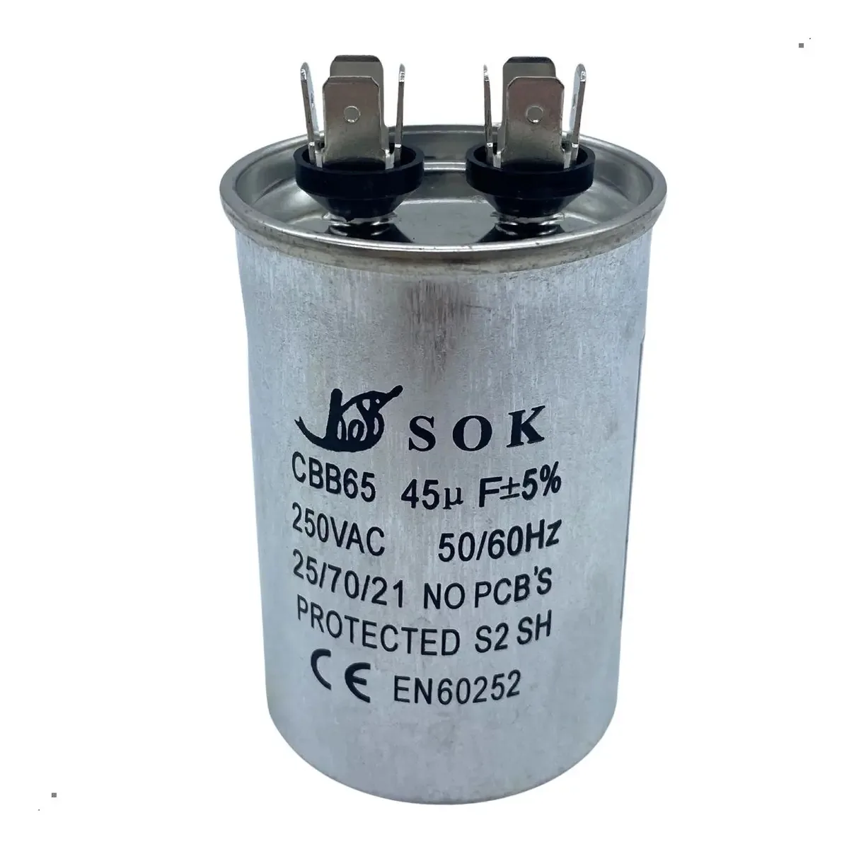 Capacitor Permanente 45uf 250v Cbb65 Friven