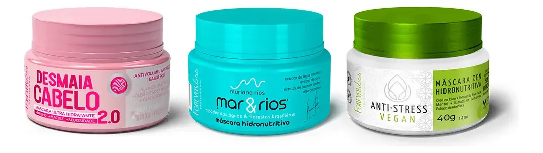 Kit Mini Máscara Desmaia 2.0, Mariana Rios E Anti-stress