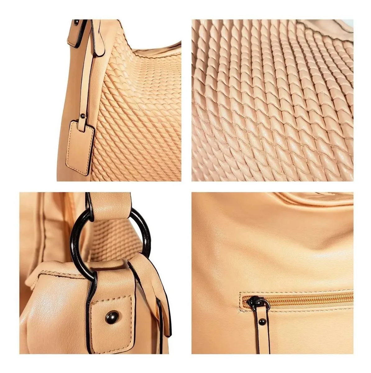 Bolsas Femininas Preta De Ombro Comfort Grande Alice Palucci