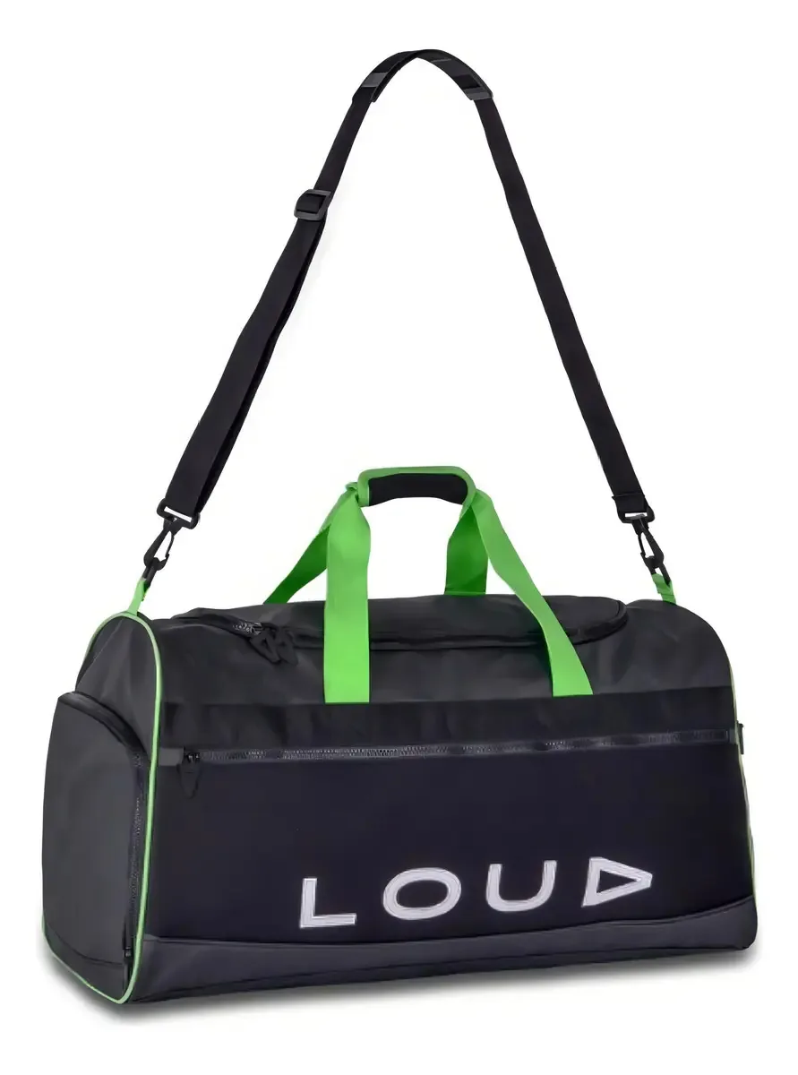 Bolsa Loud Meia Viagem 24 Preta E Verde Clio Style
