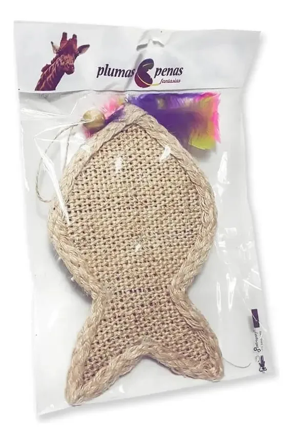 Arranhador Para Gatos Peixe Bege Único