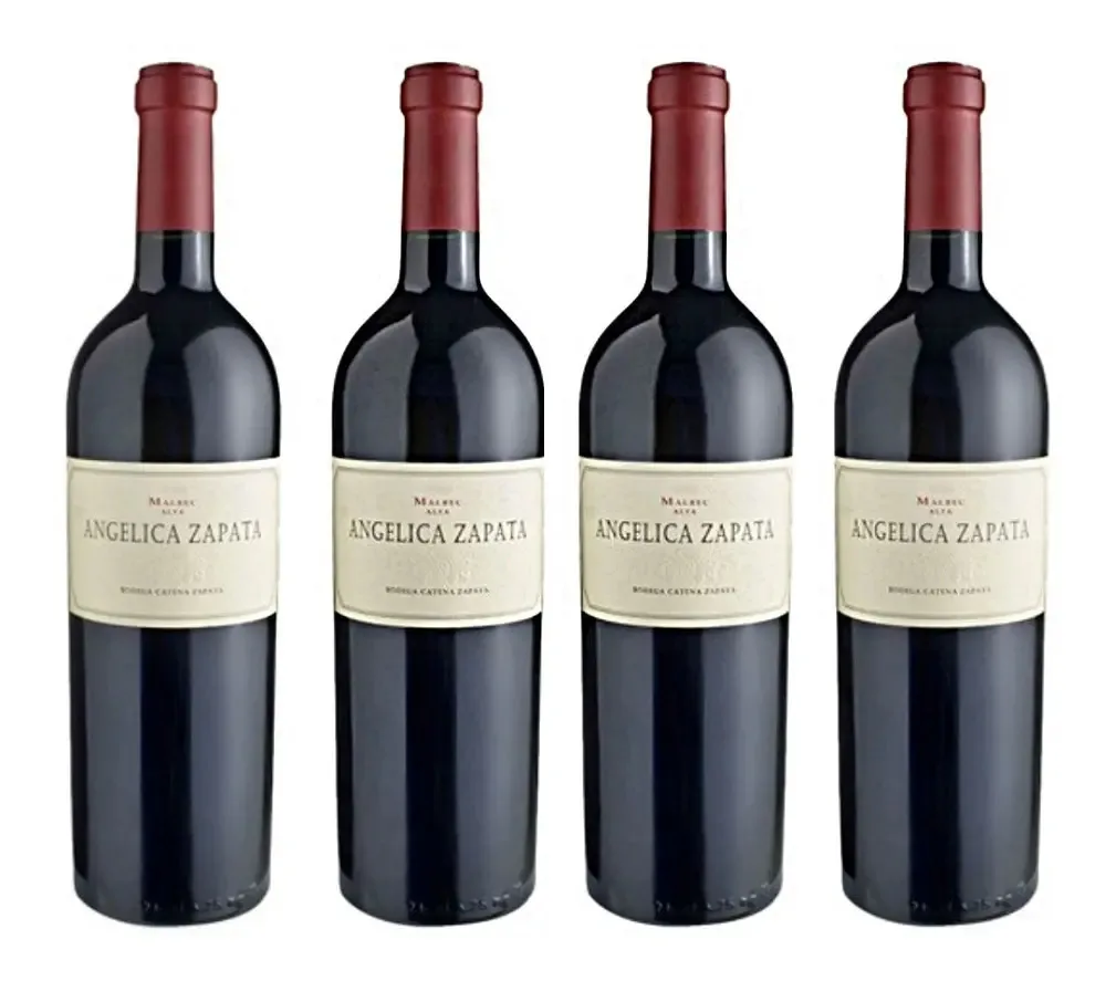 Kit 4 Vinhos Angélica Zapata Malbec Alta 750ml