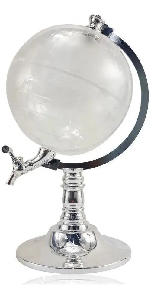 Garrafa Decorativa De Plástico Dosadora Globo Terrestre