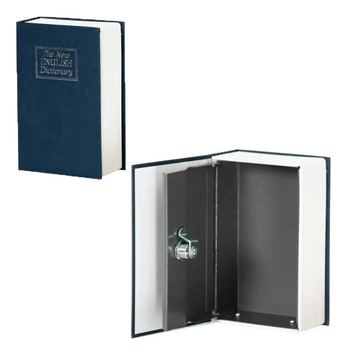Cofre Livro Camuflado Com Chave Porta Joias Disfarçado