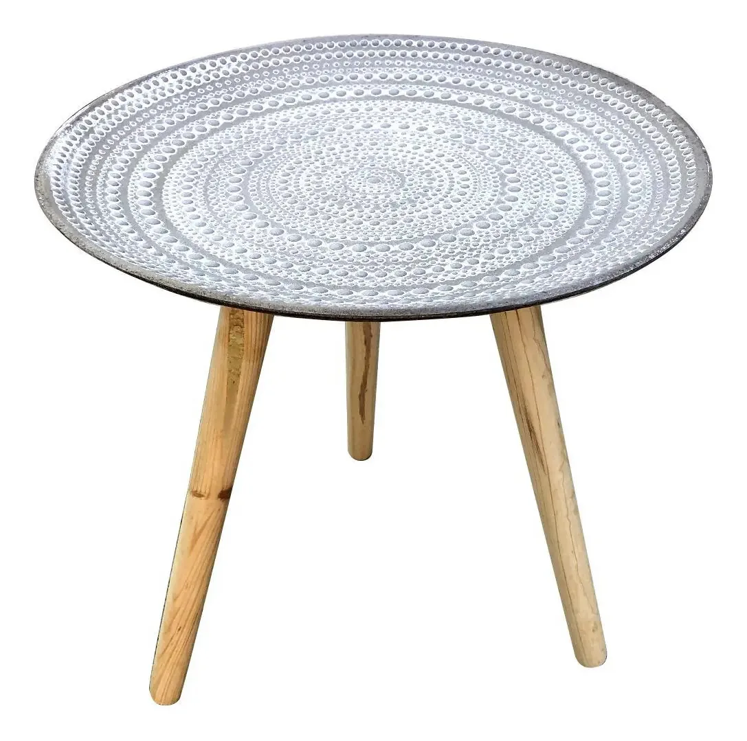 Mesa Garden Decorativa Textura Bolinha 42x40cm