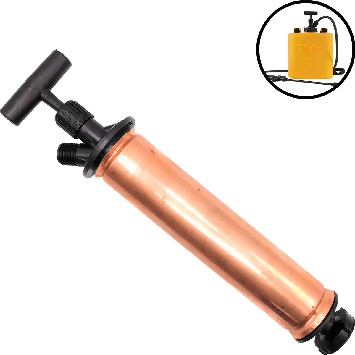 Pulverizador Manual Agrícola Alta Pressão Cobre Brudden 5L Costal
