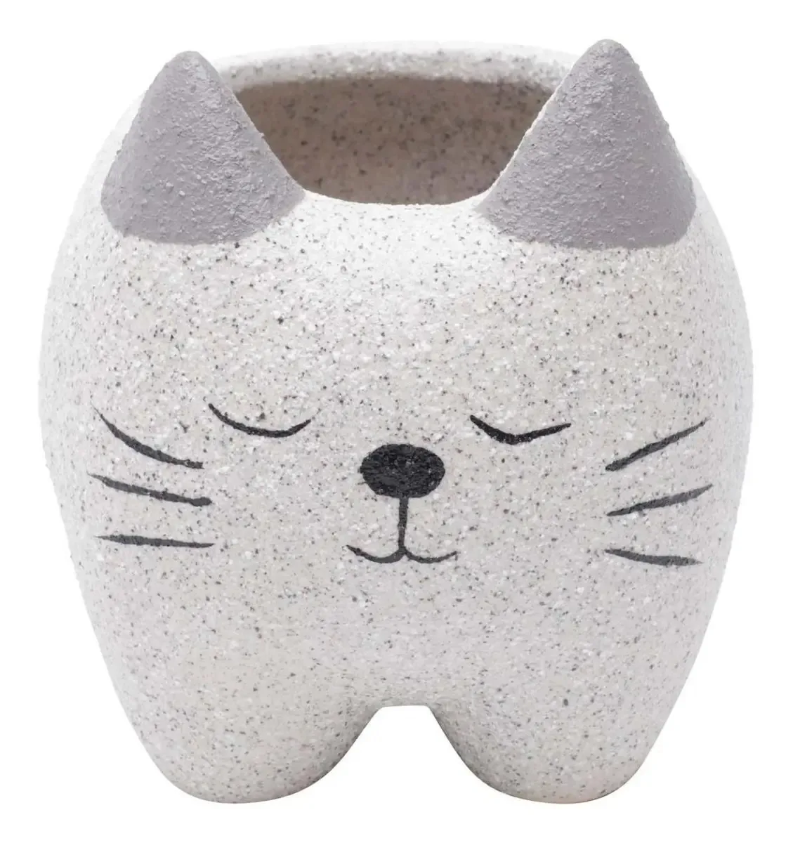 Jdm Cachepot Concreto 44181 Sleeping Cat Cza