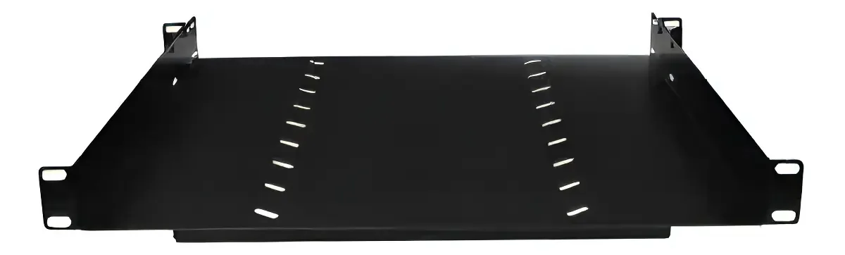 Bandeja Fixa Padrão 19 1u X 300mm Preta Max Eletron