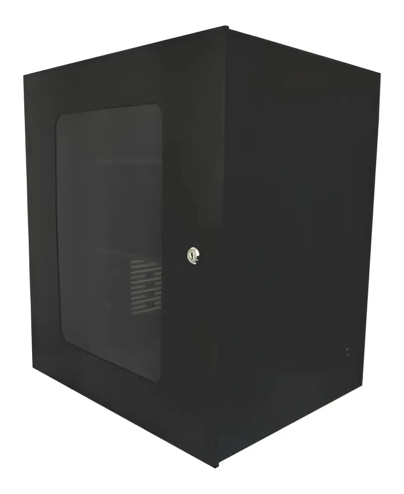 Rack Servidor Parede 12U 19" Max Eletron Aço Visor Acrílico