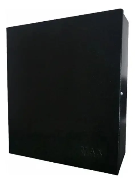 Caixa Metalica Vertical Para Dvr E Central De Alarme Preta Cor Preto