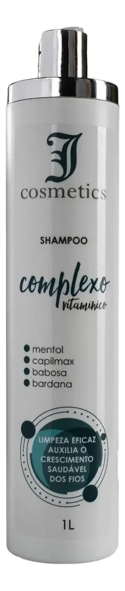 Shampoo Complexo Vitamínico Para Limpeza E Crescimento