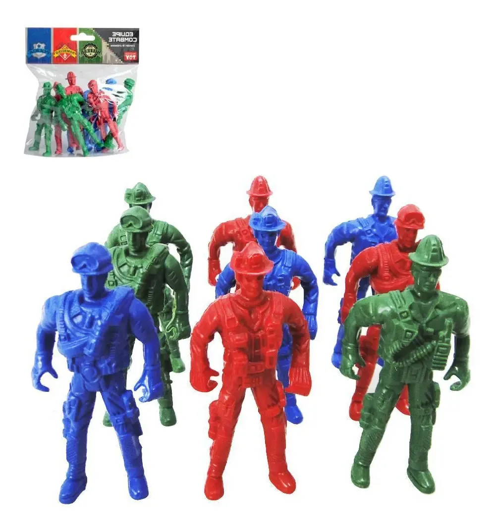 Boneco Soldado Militar / Bombeiro / Policia Equipe Combate 9