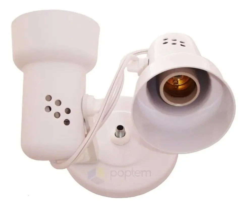 3x Spot Runas Poptem 2 Lampadas Branco