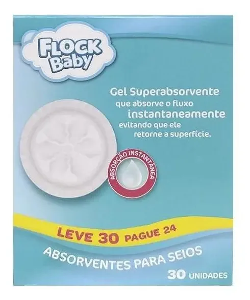 Protetor Para Seios Flock Baby 30 Unidades