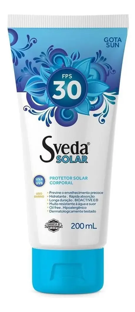 Protetor Solar Sveda Fps30 200ml