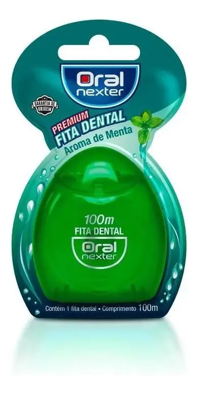 Fio Dental Premium Nexter 100m Menta Higiene Bucal Profunda