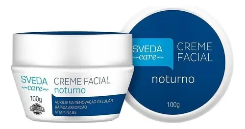 Creme Facial Noturno 100g Sveda Care